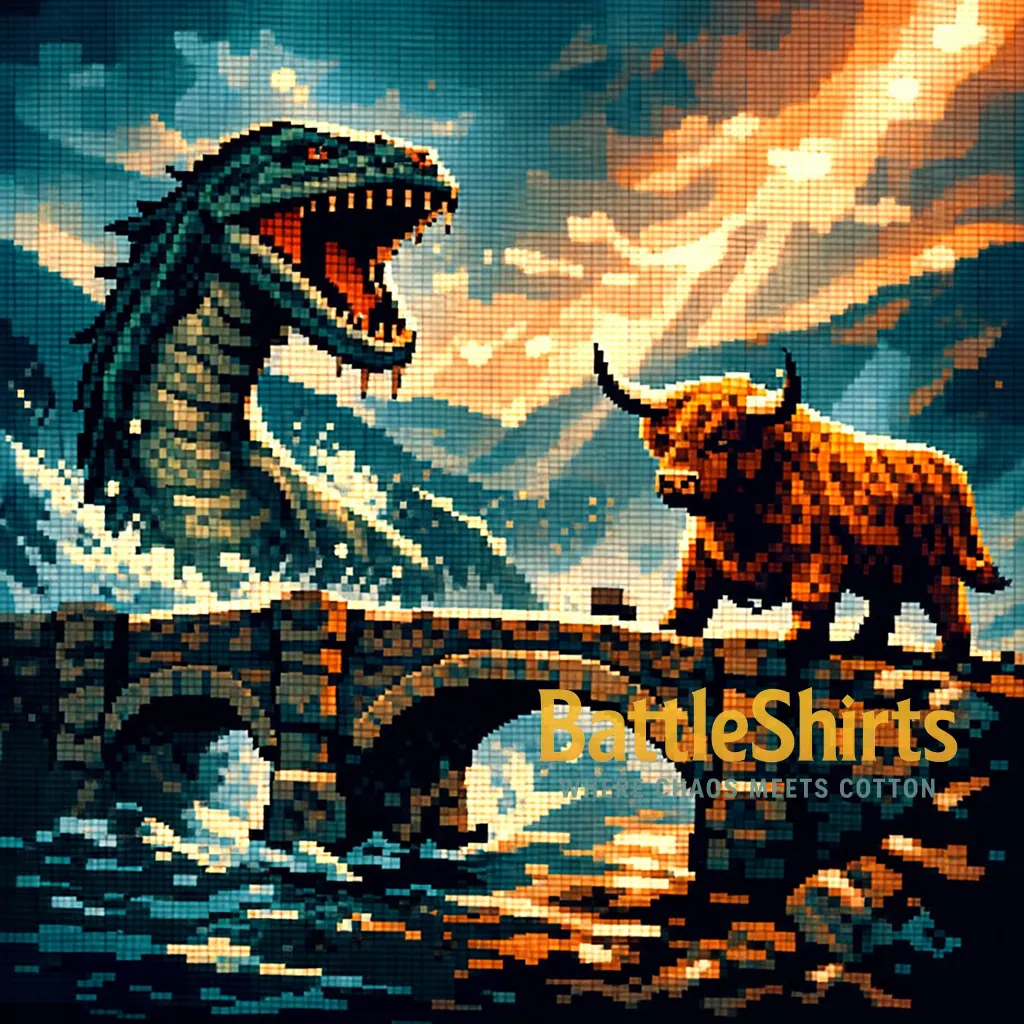 Loch Ness Monster vs Highland Coo